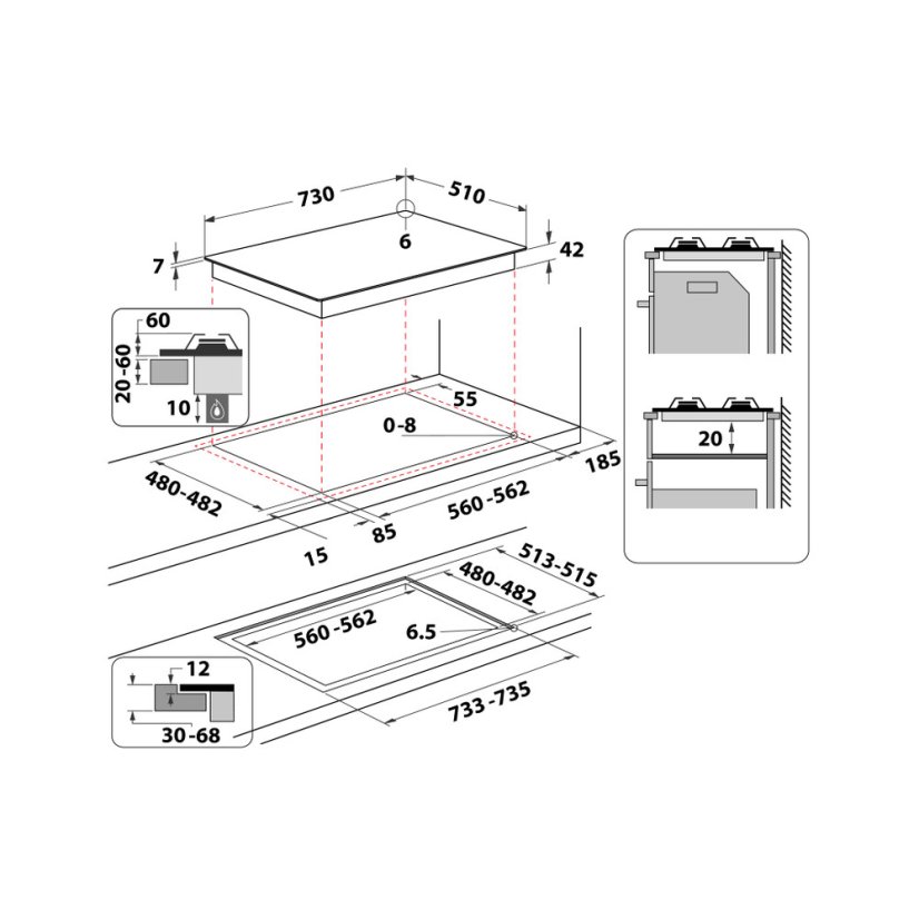 Whirlpool GOWL 728/NB