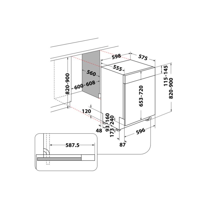 Whirlpool WBO 3O33 PL X