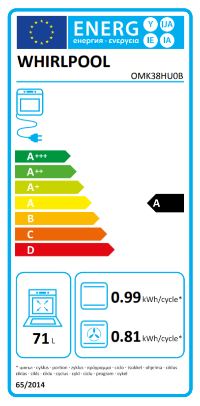 Whirlpool OMK38HU0B