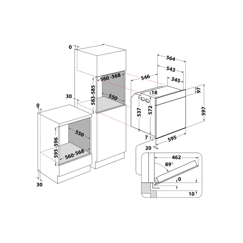 Whirlpool WOI4S8CM1SBA